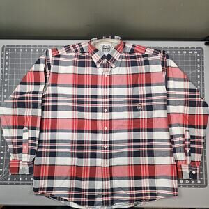 Vintage Cinch Shirt Medium Plaid 90s Western Cowboy Heavyweight Brushpopper